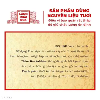 Muối tôm thùng gỗ đặc sản